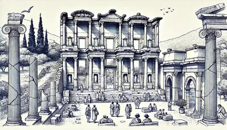 Hadrian’s Library 4 Hadrian’s Library in Athens, Greece