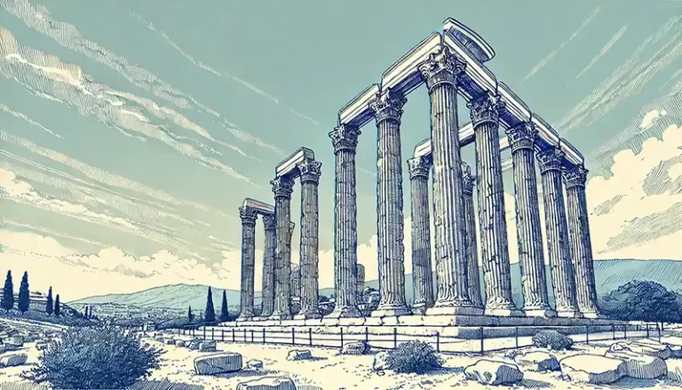 Temple Of Olympian Zeus 3 Temple of Olympian Zeus in Athens