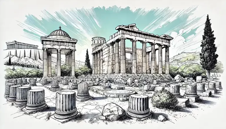 Roman Agora 1 The Roman Agora in Athens, Greece