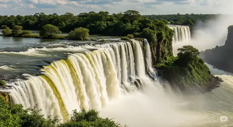 Angola 35 The massive Kalandula Falls in Angola.