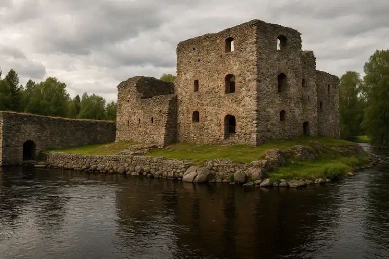 Kainuu 46 Kajaani Castle ruins in Kainuu