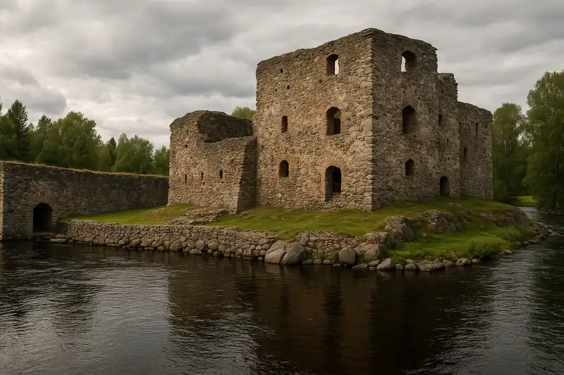 Kajaani Castle ruins in Kainuu