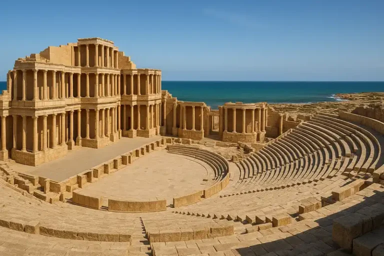 Libya 1 The ancient Roman theater of Sabratha in Libya.