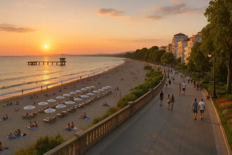 Burgas Province 46 Burgas beach and seaside promenade