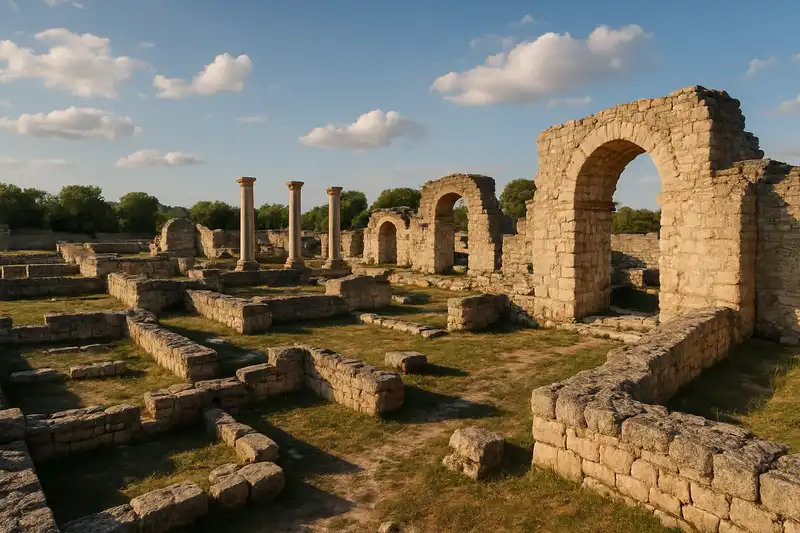 Abritus archaeological site in Razgrad