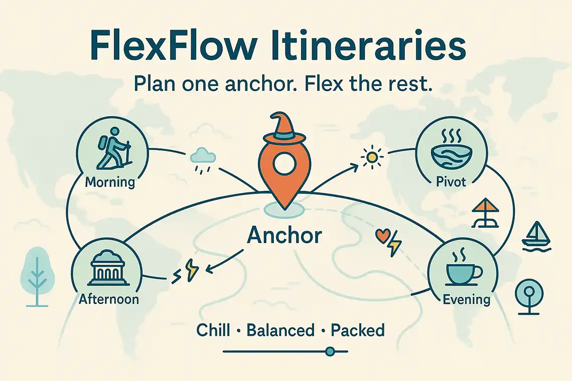 Flexflow FlexFlow Itineraries — Flexible Travel Plans | TravelingWiz