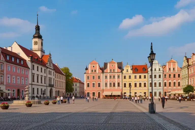 Pszczyna 1 Pszczyna main square and façades
