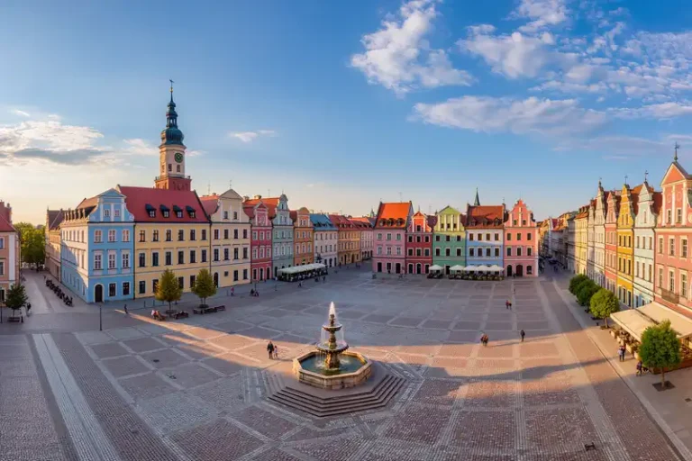 Rzeszow 4 Rzeszów Market Square with fountain