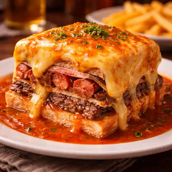 Francesinha - A hearty sandwich originating from Porto