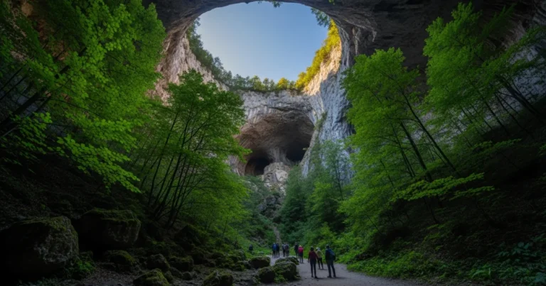 Aggtelek 1 Entrance to Baradla Cave in Aggtelek National Park, Hungary