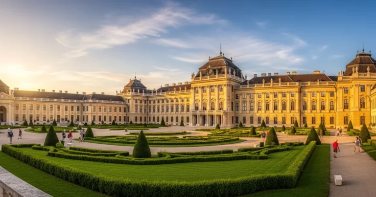 Godollo 3 Gödöllő Royal Palace in Hungary with baroque architecture and gardens