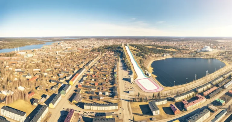 Lahti 33 Panoramic View of Lahti, Finland