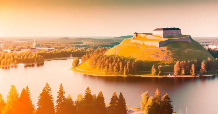 Lappeenranta 36 Lappeenranta Fortress and Lake Saimaa