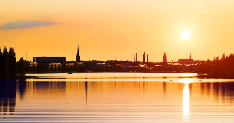 Varkaus 4 Varkaus at sunset