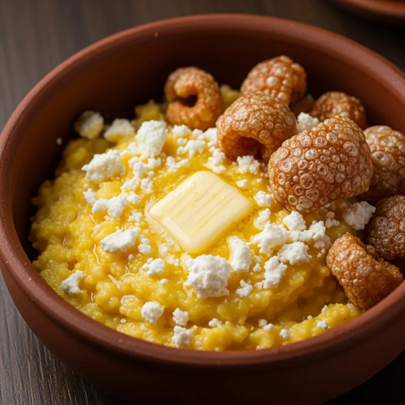 Traditional Bulgarian Kachamak