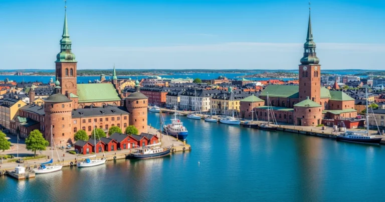 Karlskrona 1 Panoramic view of Karlskrona's UNESCO Naval Port and archipelago