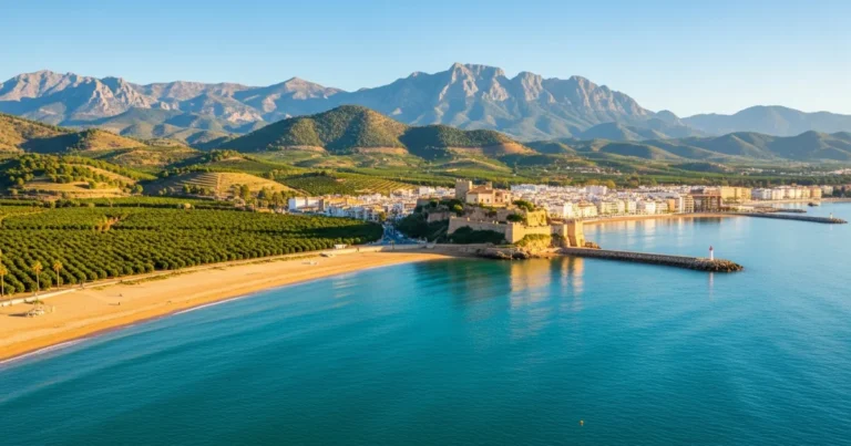 Province of Castellon 6 Panoramic view of Castellon Province with beaches, orange groves, and mountains