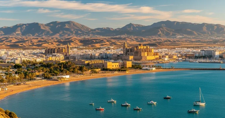Region of Murcia 5 Panoramic view of the Region of Murcia, showing beaches, historic cities, and mountains at sunset