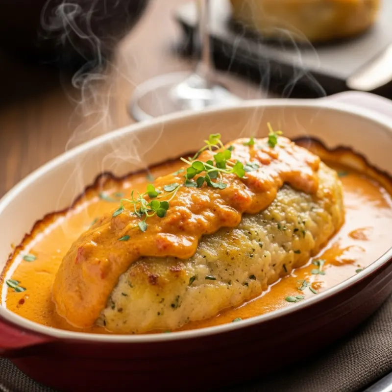 Quenelle de Brochet in Nantua sauce
