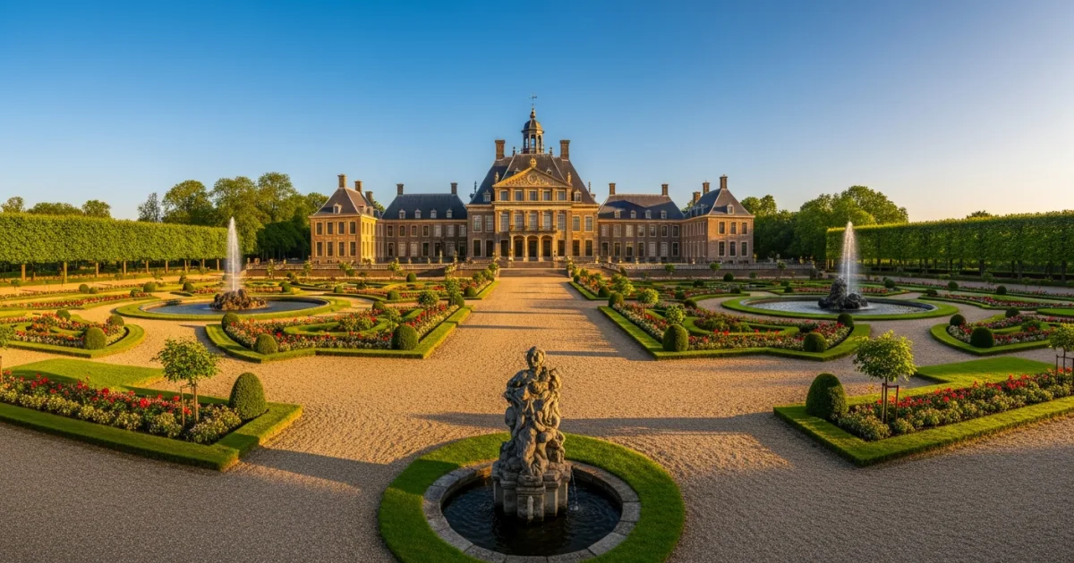Paleis Het Loo and its baroque gardens in Apeldoorn