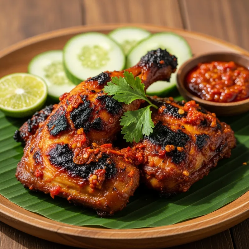 Ayam Taliwang spicy grilled chicken from Lombok