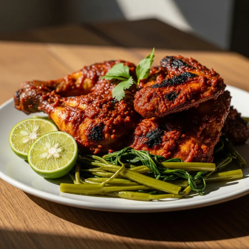 Ayam Taliwang spicy grilled chicken from Lombok