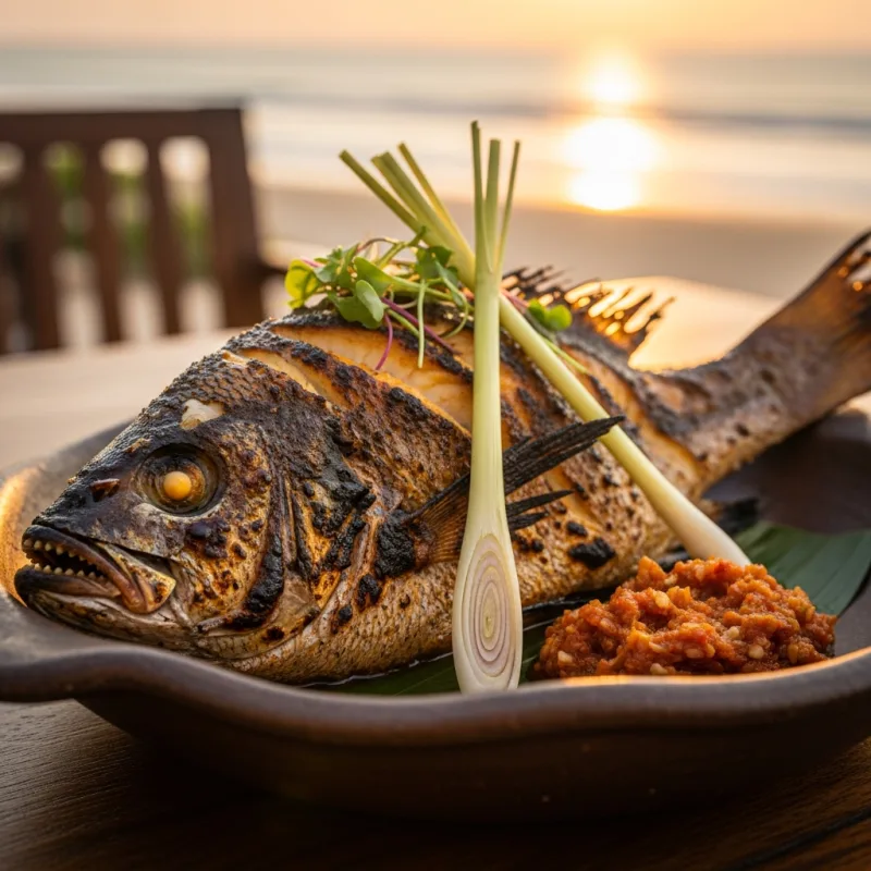 Jimbaran Style Snapper with sambal matah