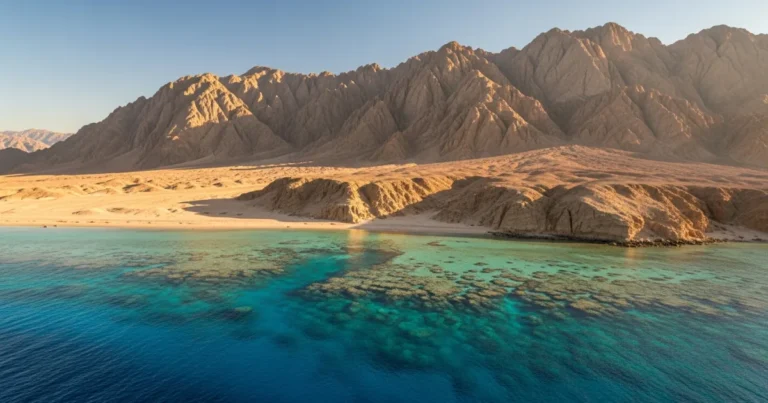 South Sinai Governorate 3 Rugged mountains meeting the clear turquoise waters of the Red Sea in South Sinai