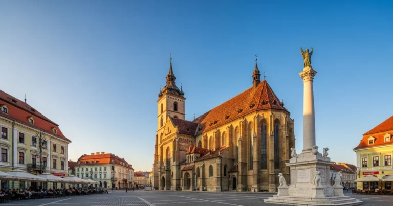 Cluj-Napoca 4 Unirii Square and St. Michael's Church in Cluj-Napoca