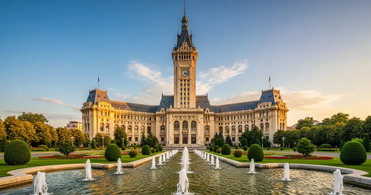 The Palace of Culture in Iasi, Romania
