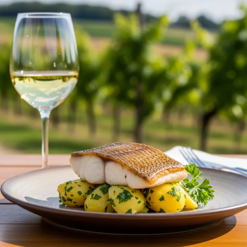 Pan-fried Neusiedlersee Zander with parsley potatoes
