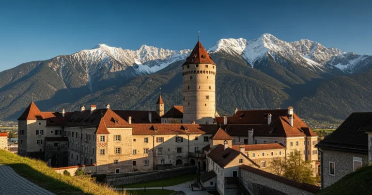 Hasegg Castle 1 Hasegg Castle and the Mint Tower in Hall in Tirol