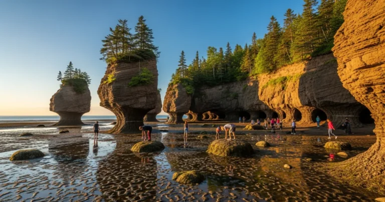 New Brunswick 7 Hopewell Rocks at low tide in New Brunswick, Canada