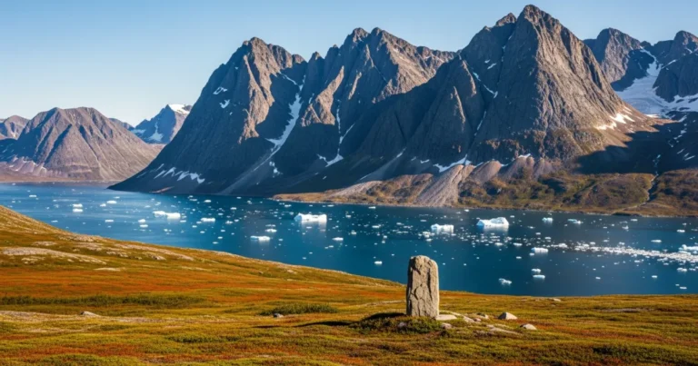 Nunavut 1 Dramatic fjord and tundra landscape in Nunavut, Canada
