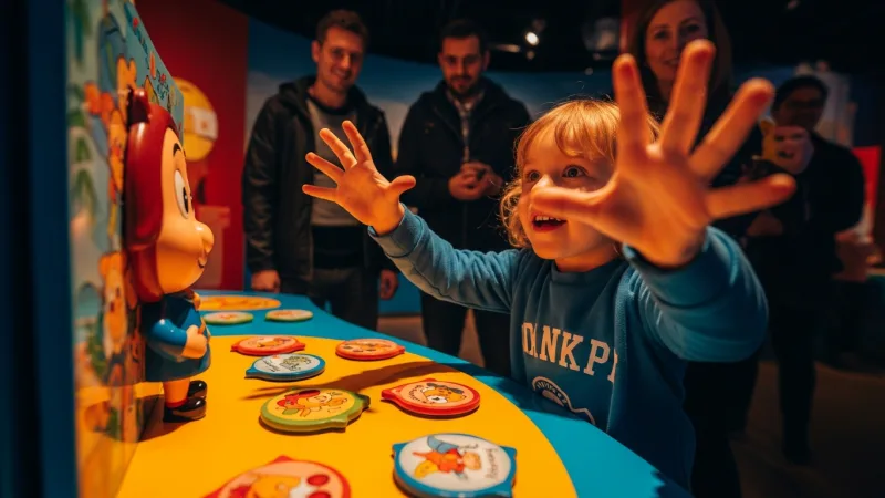 Navigate Miffy's World with Ease 3 Child interacting with a museum exhibit.