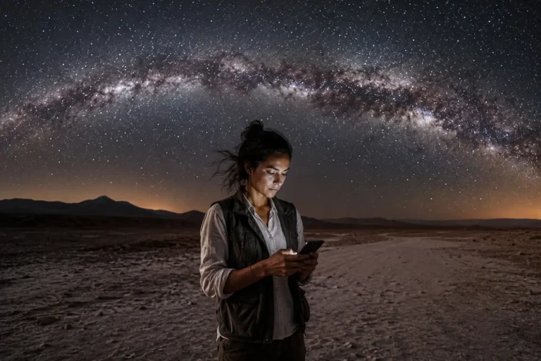 Best Stargazing Destinations in the World: Your 2026 Astrotourism Guide 21 Best stargazing destinations — Maya at the Atacama Desert at night with the Milky Way arching overhead