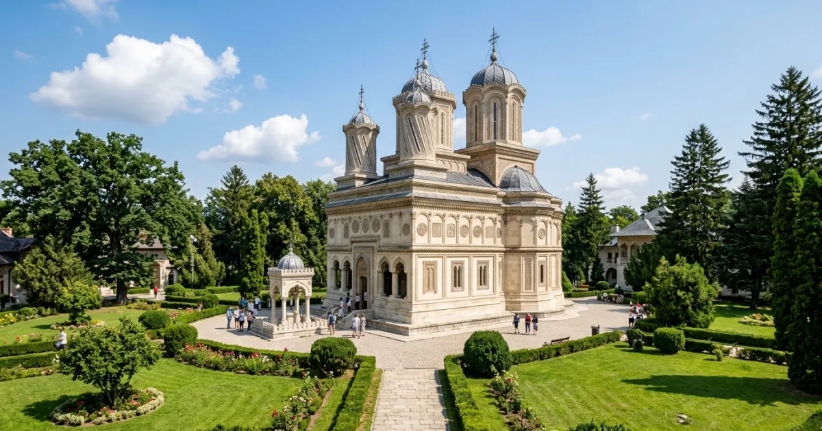 Curtea de Arges Monastery in Wallachia, Romania