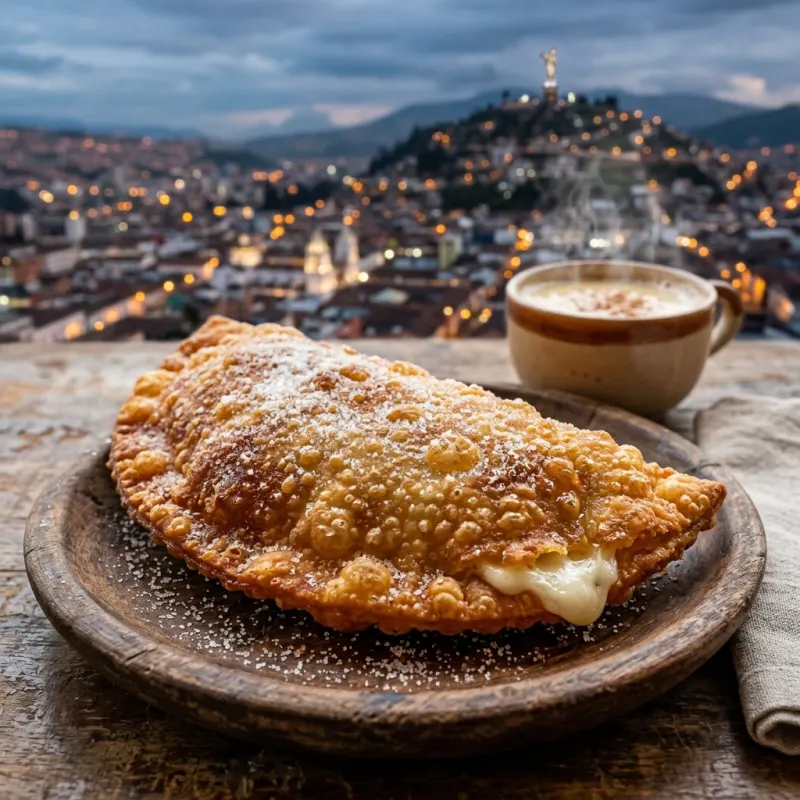 Empanadas de Viento with morocho
