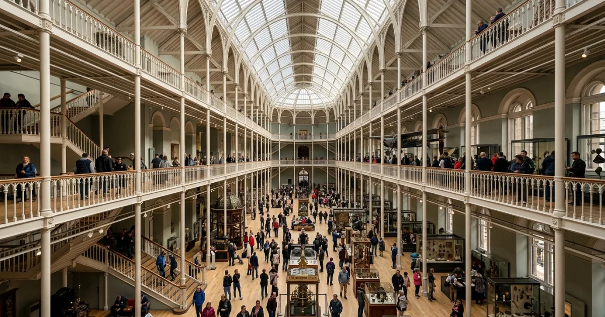 The Grand Gallery of the National Museum of Scotland