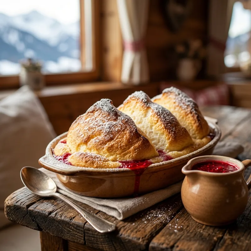 Salzburger Nockerl sweet soufflé dessert