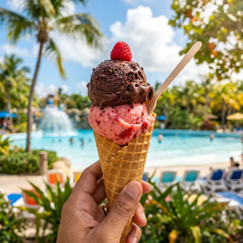 Artisanal Italian Gelato at Caribe Bay