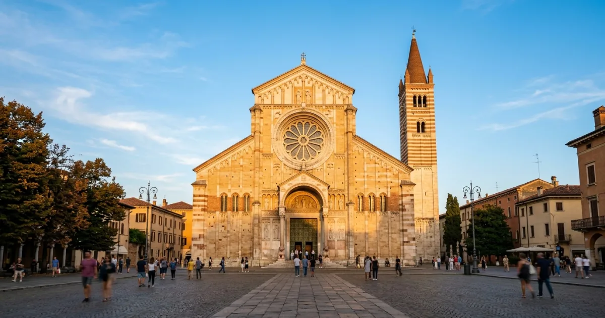 Travel Guides 4 Facade of the Basilica di San Zeno in Verona