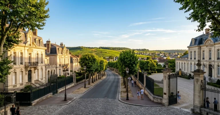 Epernay 2 Avenue de Champagne in Epernay lined with historic mansions