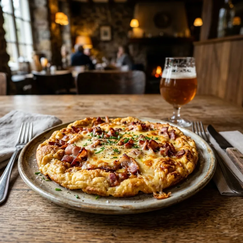 Traditional Dutch pancake from Lage Vuursche