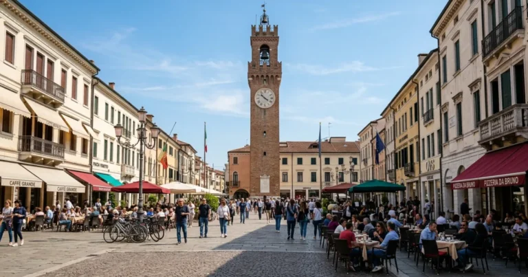 Mestre 11 Piazza Ferretto and the Torre dell'Orologio in Mestre