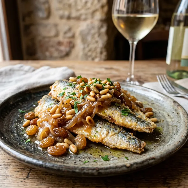Sarde in Saor traditional Venetian dish