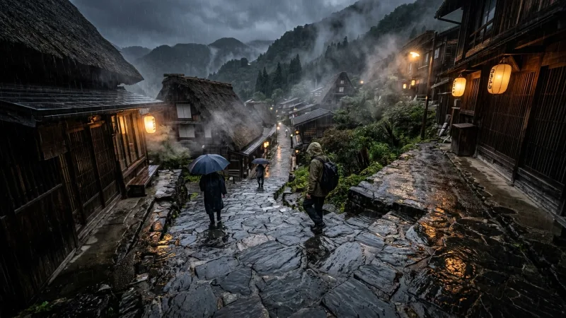Ditch the Umbrella for a Rain Poncho