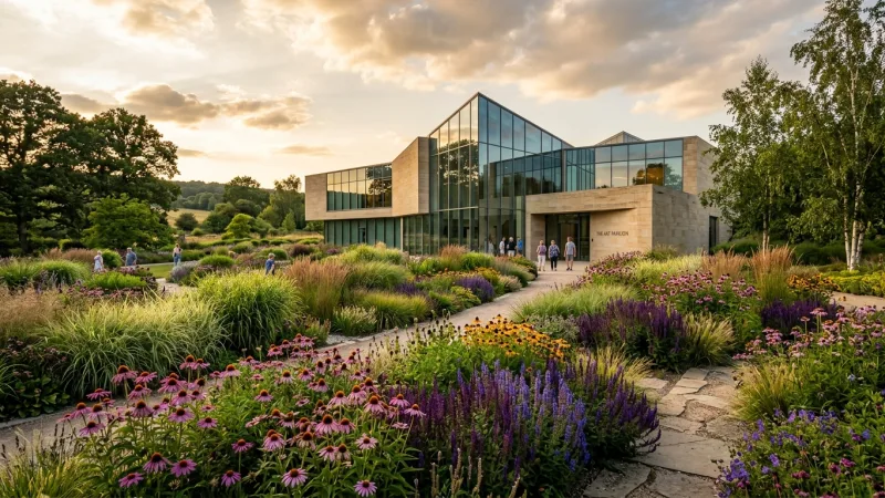 Explore Piet Oudolf's Gardens and the Historic Estate 1 Piet Oudolf perennial garden surrounding Museum Voorlinden.
