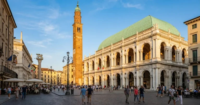 Vicenza 6 Piazza dei Signori and the Basilica Palladiana in Vicenza, Italy