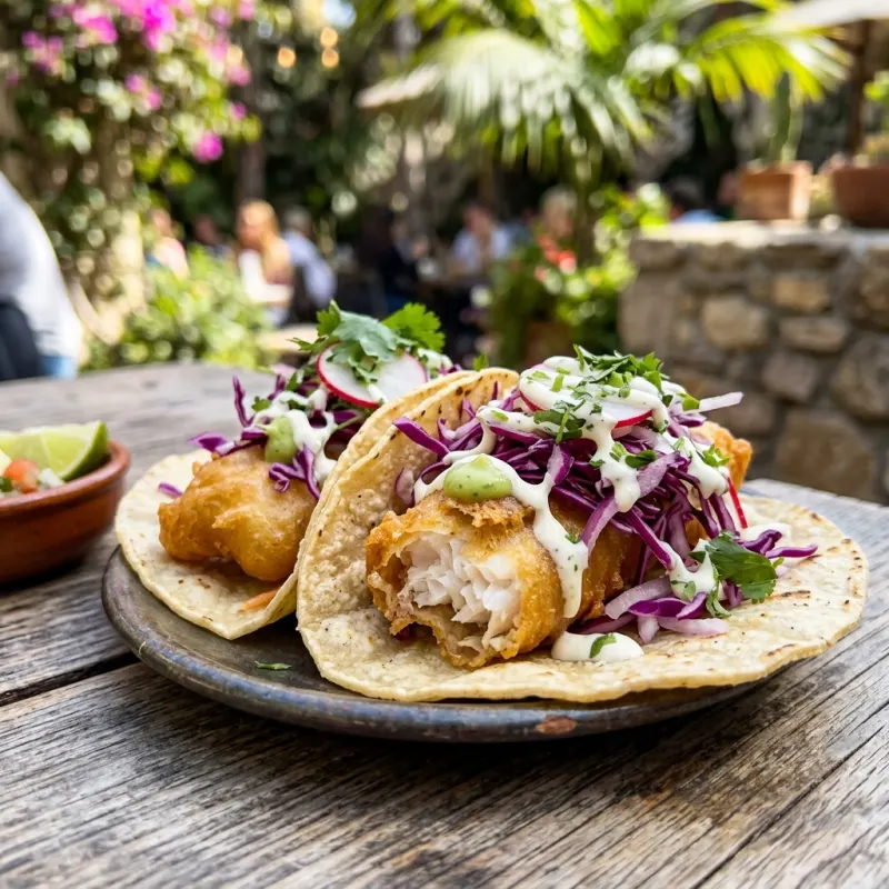 Baja-style Fish Tacos